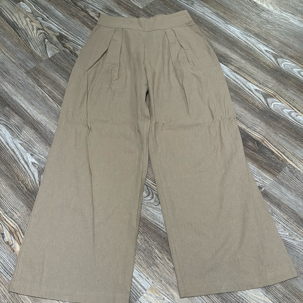 Abercrombie & Fitch Brown Linen Small Pants